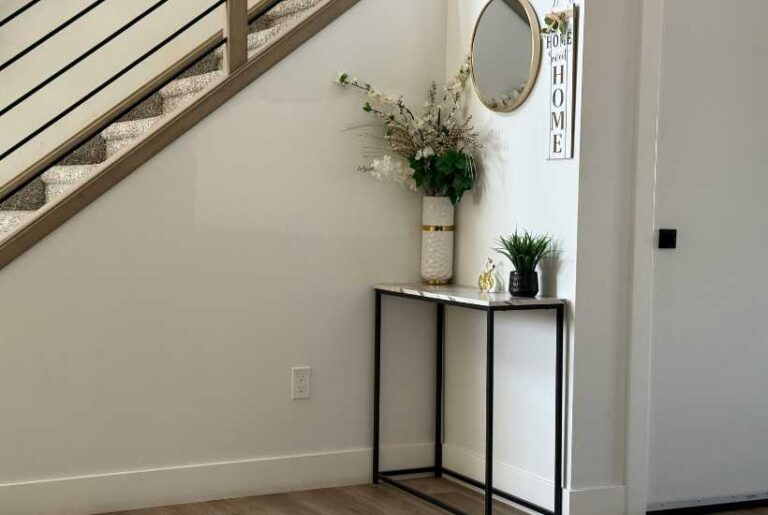 Creating a Functional “Drop Zone” in Your Living Room Entryway (No Foyer Needed!)